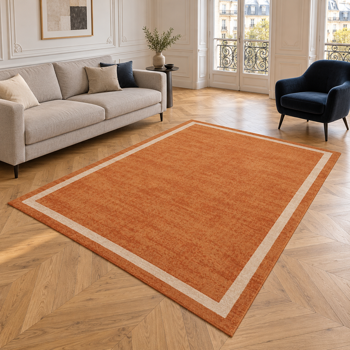 Tapis BILA entièrement visible en situation — ambiance Novatrend