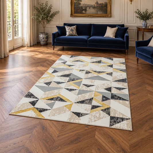 Tapis FLAG entièrement visible en situation — ambiance Novatrend