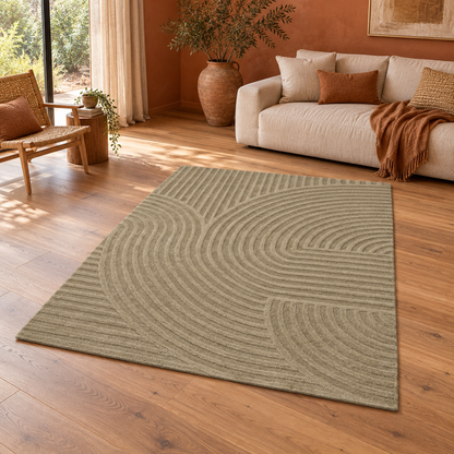Tapis JOGAN entièrement visible en situation — ambiance Novatrend