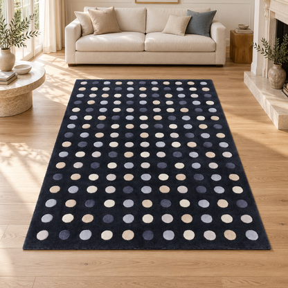 Tapis NEKO entièrement visible en situation — ambiance Novatrend