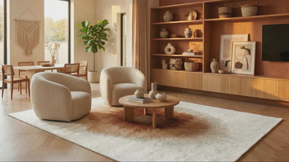 Tapis moderne tissé plat GLOBE