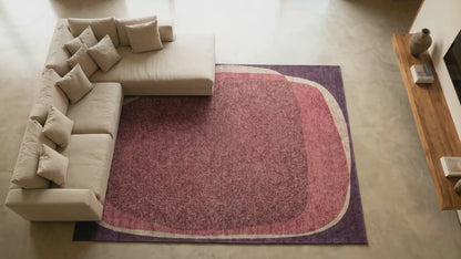 Tapis moderne tissé plat AGATE