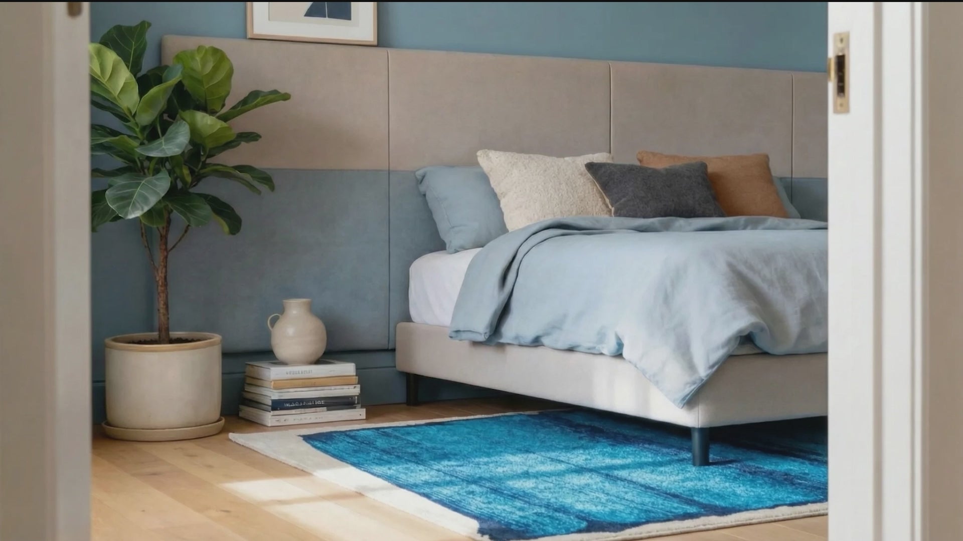 Video laden: Tapis moderne tissé plat BROOM