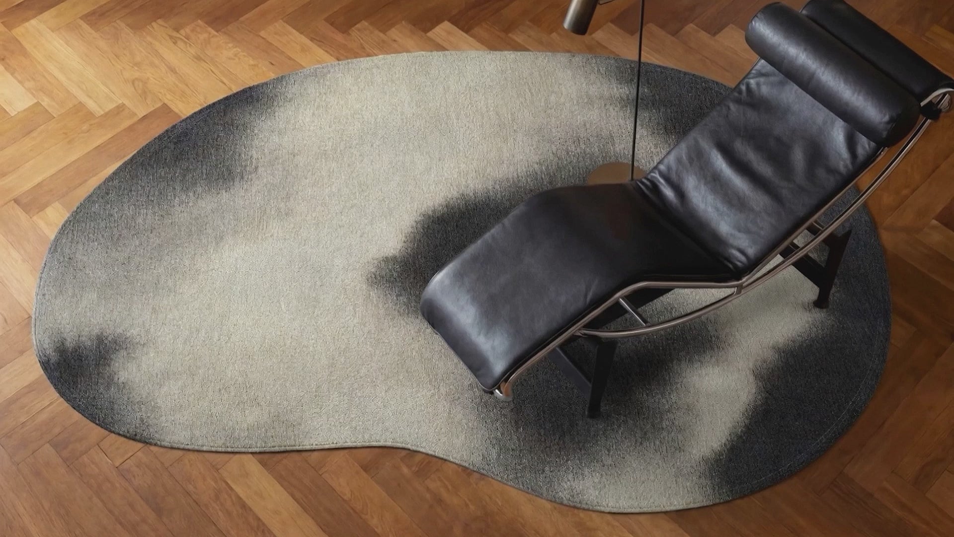 Video laden: Tapis moderne tissé plat AERO