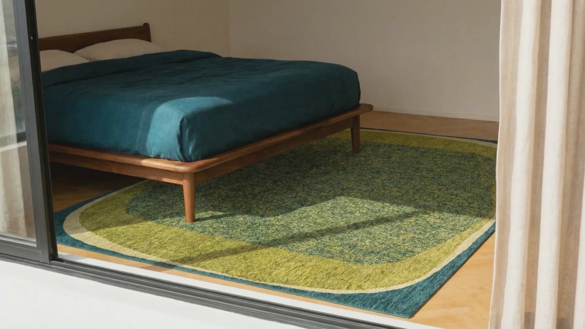Charger la vidéo : Tapis moderne tissé plat AGATE