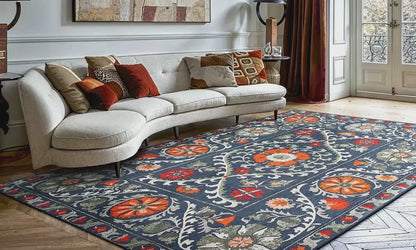 TABRY flat-woven oriental-style rug