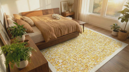 Tapis moderne tissé plat BOXY