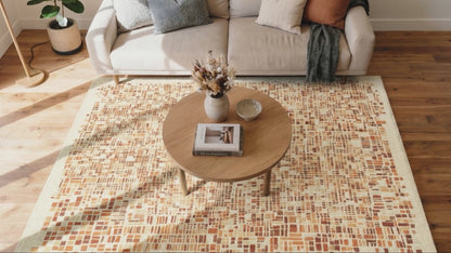 Tapis moderne tissé plat BOXY