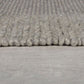 Tapis de salon design tressé en laine PILAT