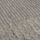 Tapis de salon design tressé en laine PILAT