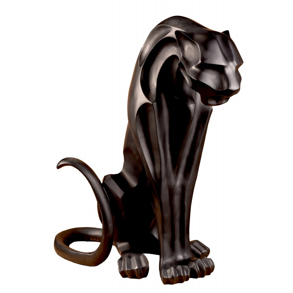 Sculpture statue moderne panthère BLACKIE