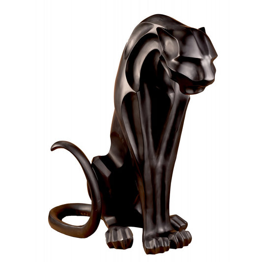 Escultura de estatua moderna de pantera BLACKIE