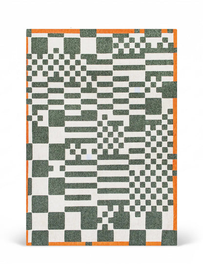 Tapis tissé plat moderne CHECKMATE