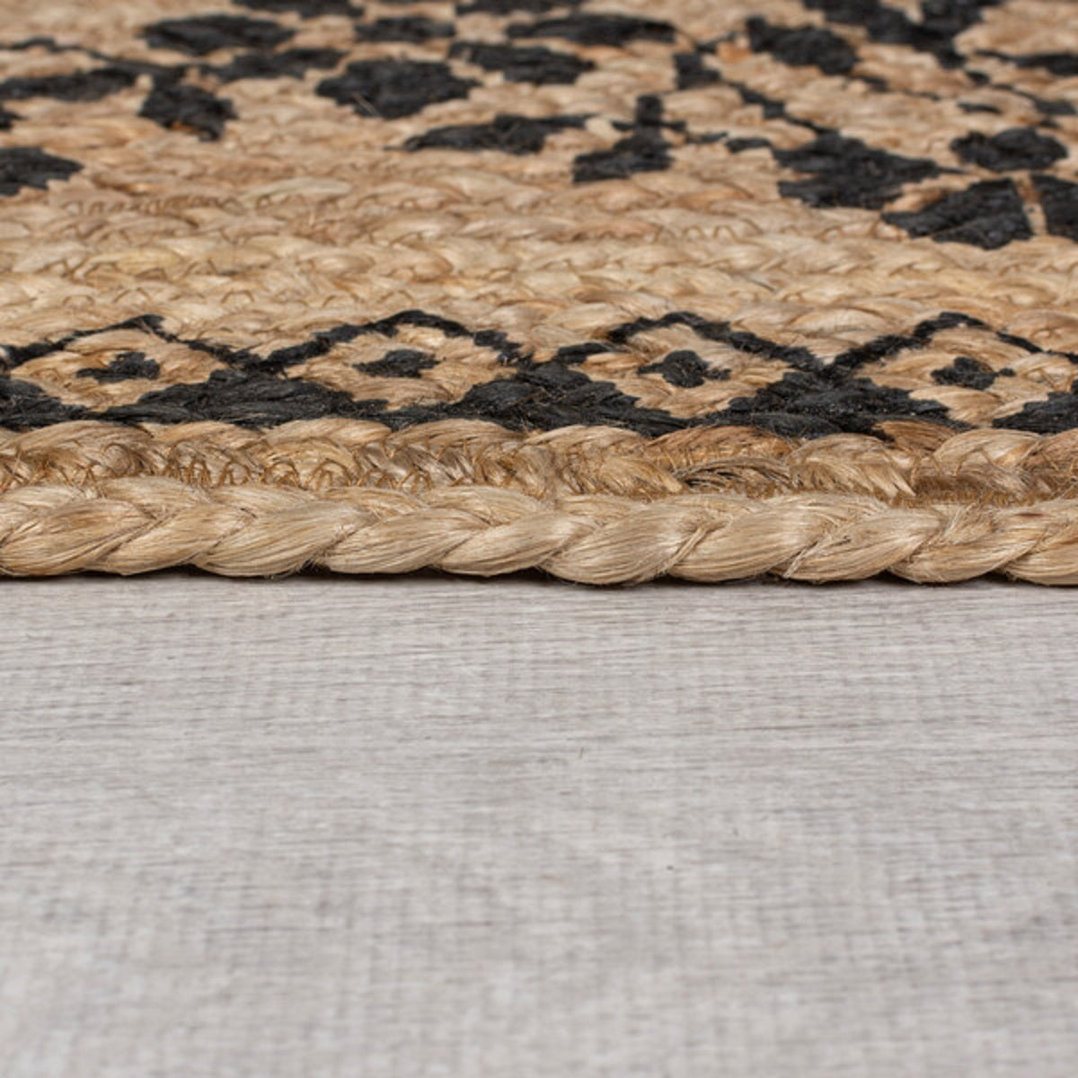 Tapis de couloir moderne en jute MASIE