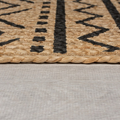 Tapis de couloir moderne en jute MARIANO