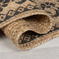 Tapis de salon moderne en jute MASIE