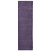 Tapis de couloir uni pure laine CANDY Violet - Novatrend 