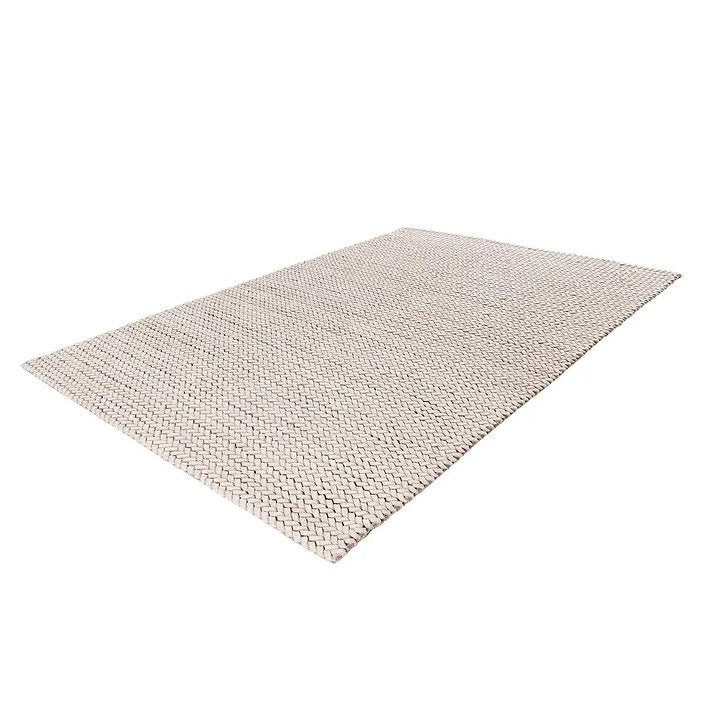 Tapis de salon tressé main en laine BORY - Novatrend 