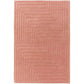 Tapis pure laine uni tufté main relief SQUARE - Novatrend 
