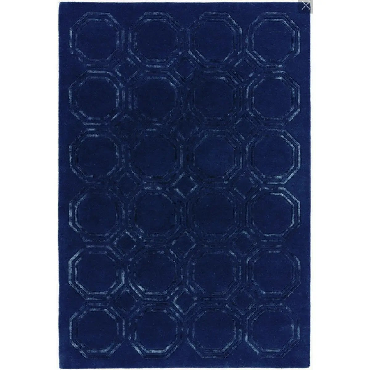 Tapis de salon moderne tissé main en laine NAVEL - Novatrend 