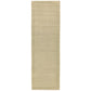 Tapis de couloir uni pure laine CANDY Beige - Novatrend 