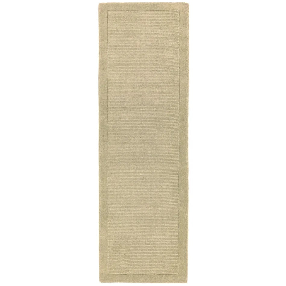 Tapis de couloir uni pure laine CANDY Beige - Novatrend 