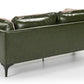 Canapé Réversible lin et cuir synthétique VERDE - Novatrend 