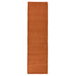 Tapis de couloir uni pure laine CANDY Orange - Novatrend 