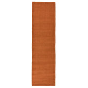Tapis de couloir uni pure laine CANDY Orange - Novatrend 
