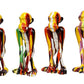 Set de 4 singes statue Sculpture Moderne - Novatrend 