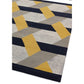 Tapis de salon en laine tissé plat CAMPTON