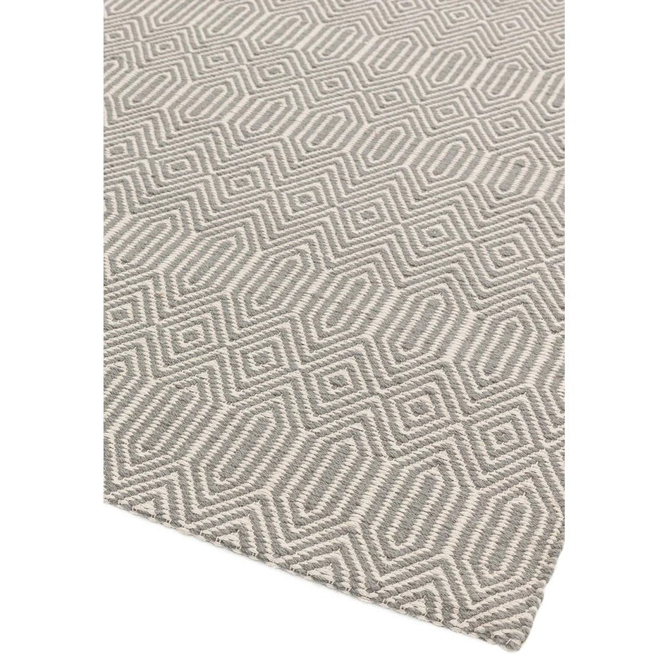 Tapis Laine et Coton tissé main style berbère SILWAN - Novatrend 