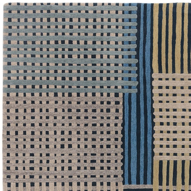 Tapis de salon moderne en laine FACET - Novatrend 