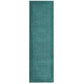 Tapis de couloir uni pure laine CANDY Turquoise - Novatrend 