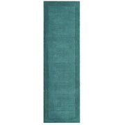 Tapis de couloir uni pure laine CANDY Turquoise - Novatrend 