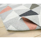 Tapis pure laine à franges JITNEY GEO - Novatrend 