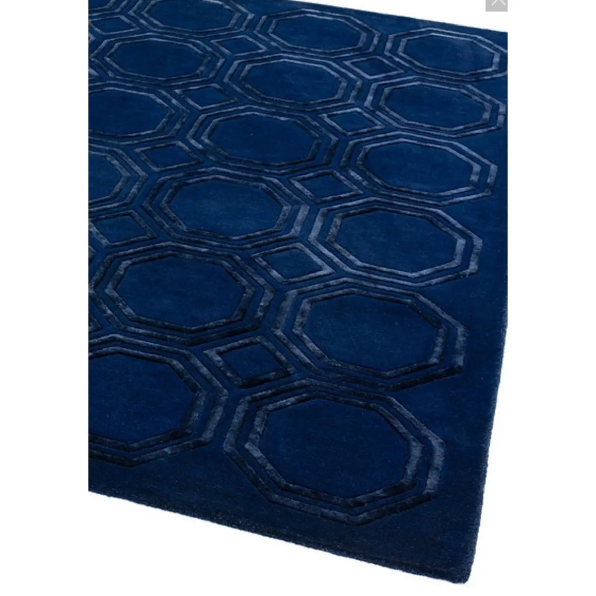 Tapis de salon moderne tissé main en laine NAVEL - Novatrend 