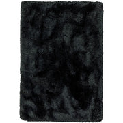 Tapis salon confort shaggy SPLASH Noir - Novatrend 