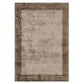 Tapis fait main uni à bordures LAME - Novatrend 