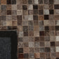 Tapis de salon moderne cuir véritable PATCHY - Novatrend 