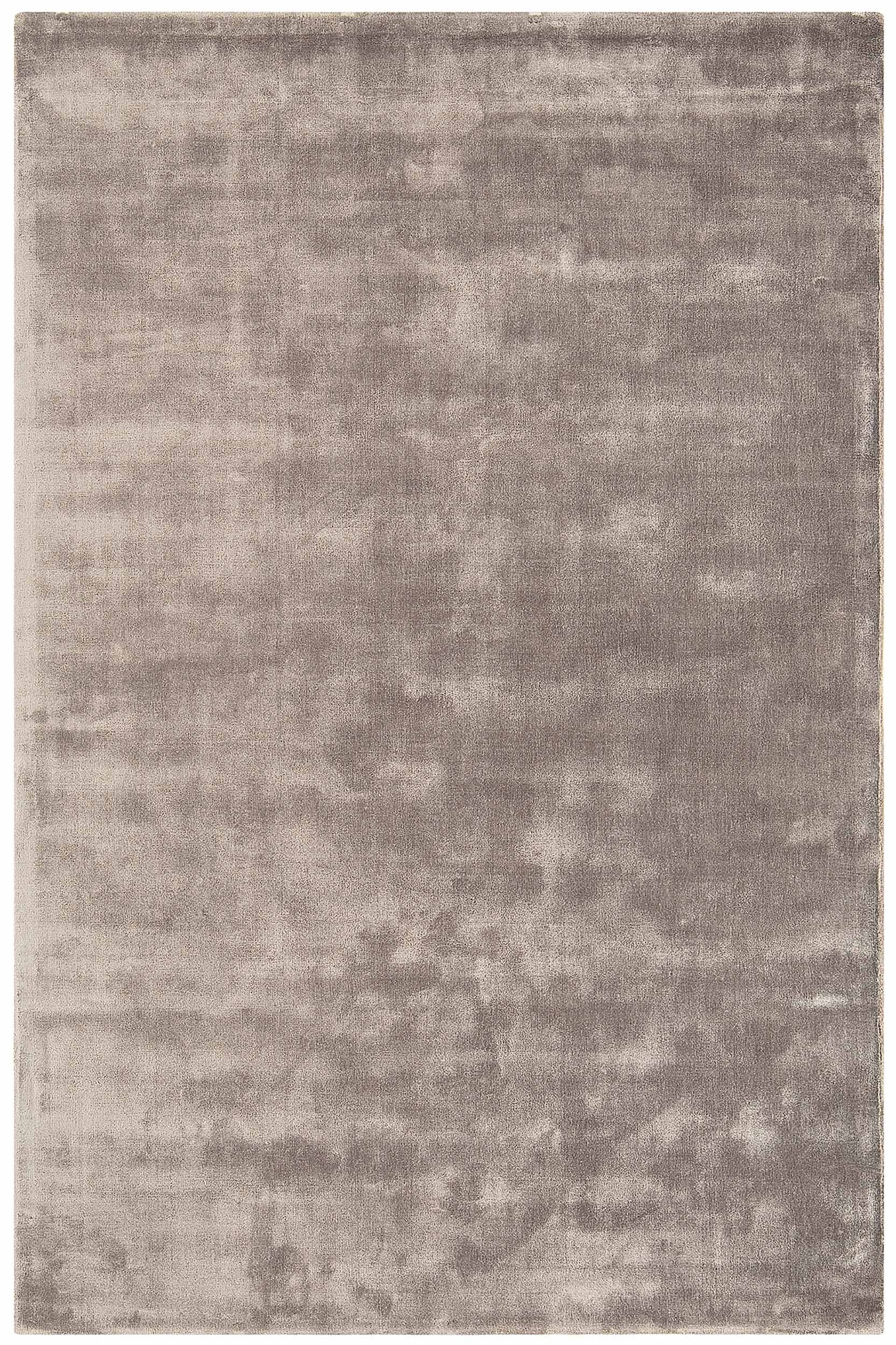 Tapis de salon en viscose fait main TITANE - Novatrend 
