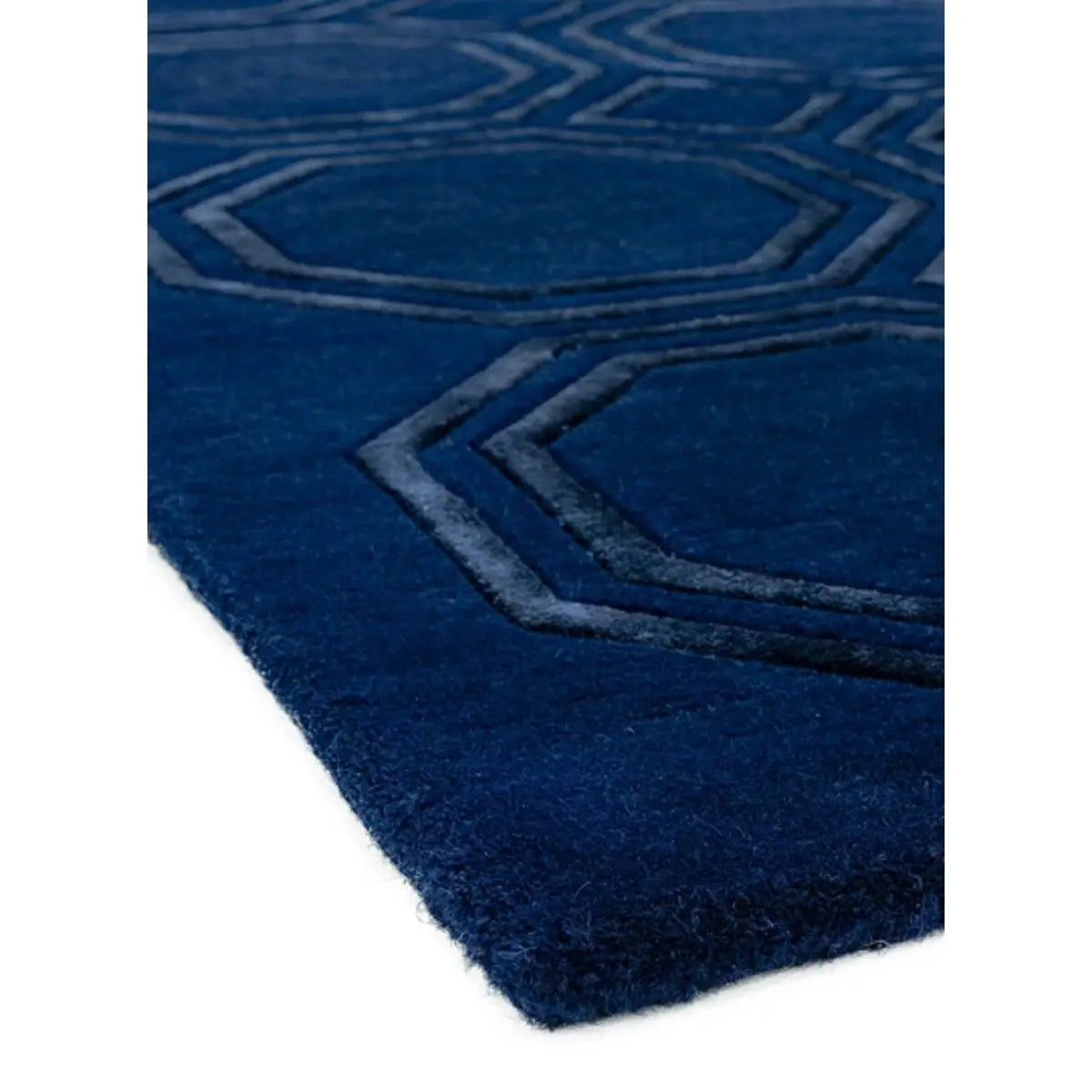 Tapis de salon moderne tissé main en laine NAVEL - Novatrend 