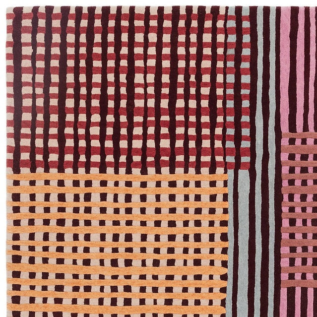 Tapis de salon moderne en laine FACET - Novatrend 
