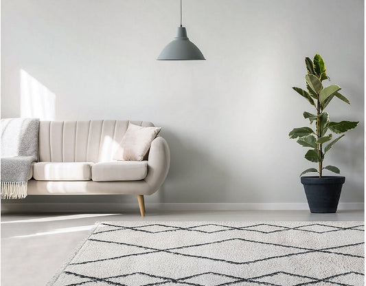 Tapis shaggy style berbère BEDOUN - Novatrend 