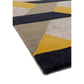 Tapis de salon en laine tissé plat CAMPTON