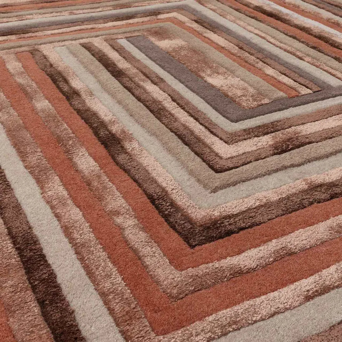 Tapis de salon moderne en laine NETO