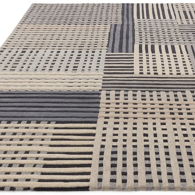 Tapis de salon moderne en laine FACET - Novatrend 