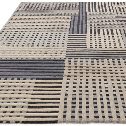 Tapis de salon moderne en laine FACET - Novatrend 