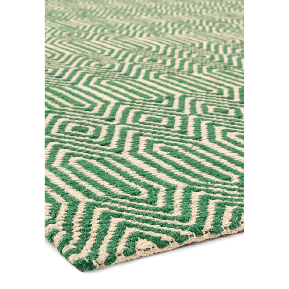 Tapis Laine et Coton tissé main style berbère SILWAN - Novatrend 