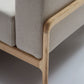 Fauteuil en toile et bois FRESNO